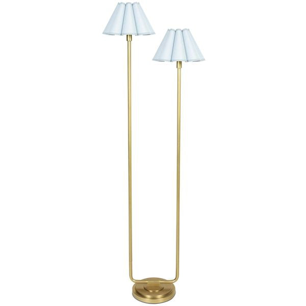 Polly Stehlampe, Natur Brass/Oyster