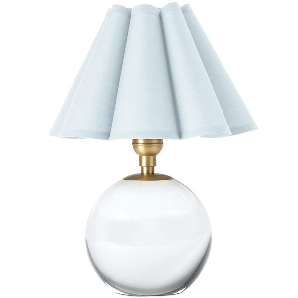 Giorgio Crystal Mini Lamp, Natur Brass/Oyster