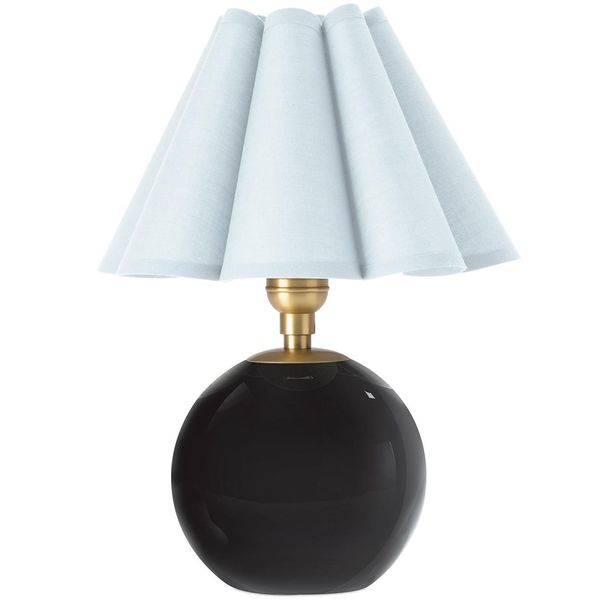 Giorgio Schwarz Glas Lamp, Oyster