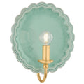 Paulette Wall Sconce, Aged Brass/Ceramic Gossamer Elfenbein