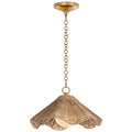 Gable Linear Chandelier, Oyster