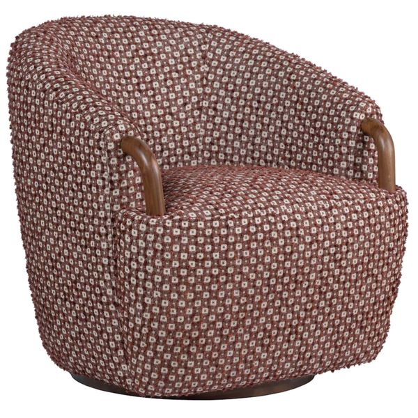 Reed Swivel Chair, Meadow Moss