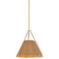 Polly Buffet Lamp, Blacken Brass/Olive